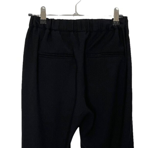 Nili Lotan Cropped Slouchy Pants Black Women’s Size 0 Elastic Waist Pleated - Picture 9 of 14